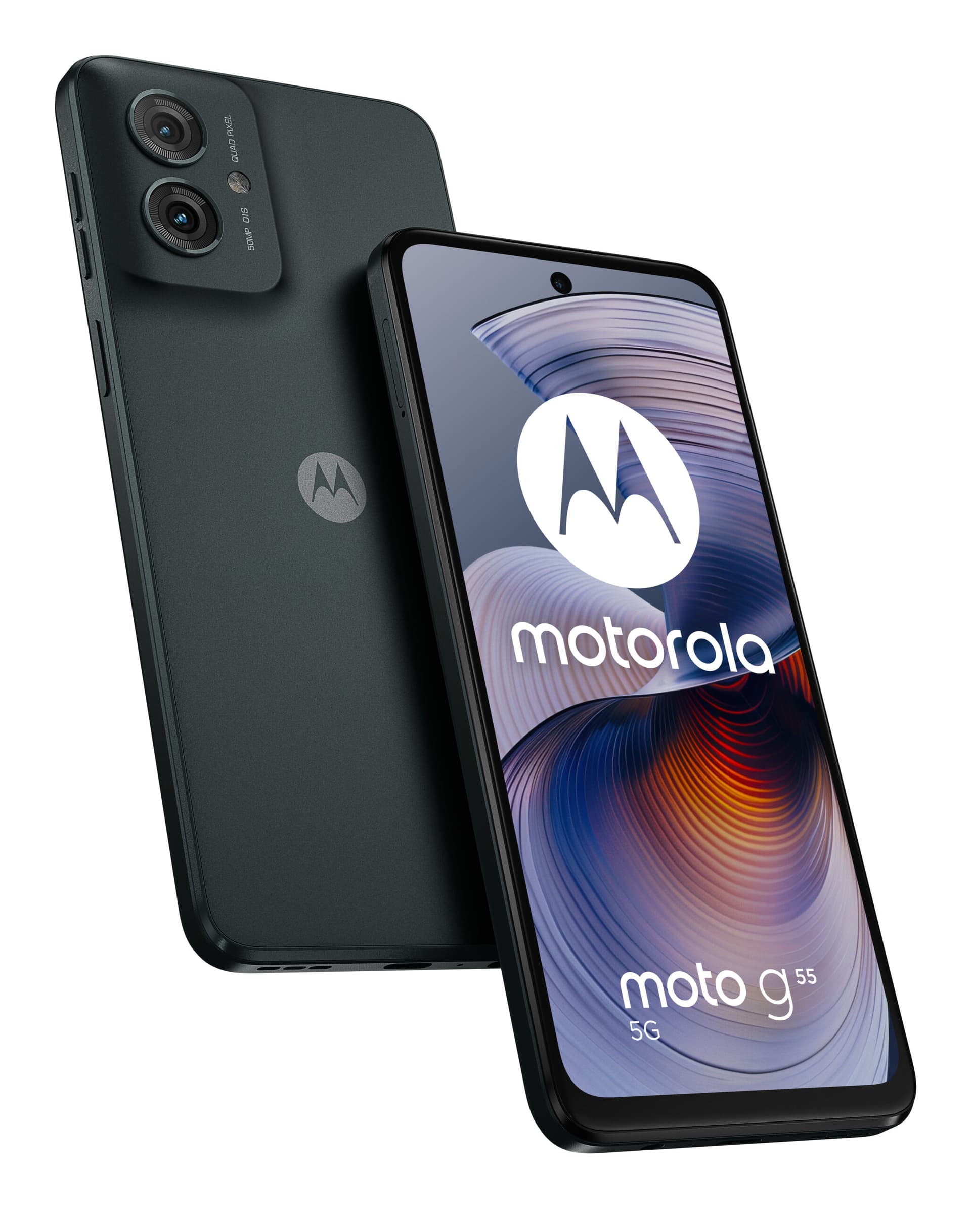 Smartphone moto G55 256GB 8GB RAM 5G Dual SIM Forest Grey "PB5U0003SE"