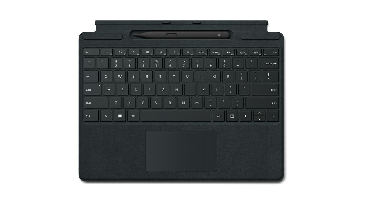 MS Surface Pro Keyboard w/SlimPen SC Eng Intl CEE Black "8X6-00189"