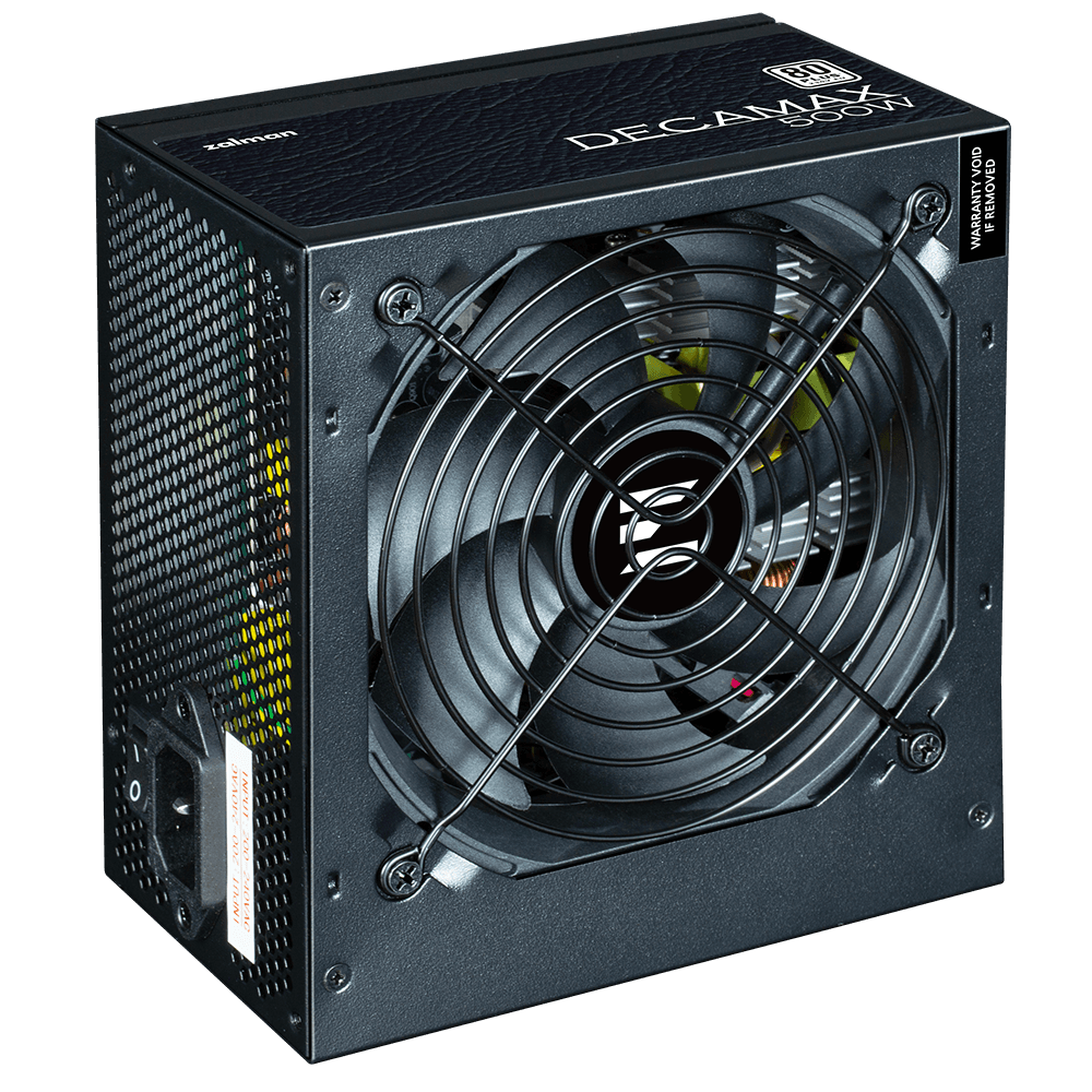 SURSA Zalman "Decamax 500", 500W, certificare 80 Plus, active PFC, fan 120mm, negru, "ZM500-LX3"