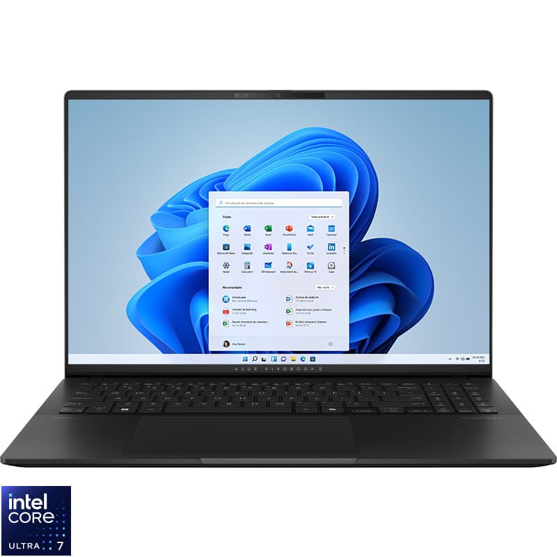 ASUS Vivobook S 16 Intel Core Ultra 7 16inch 3K 32GB 1TB M.2 NVMe PCIe 4.0 SSD Intel Arc Graphics W11P 2Y Neutral Black "S5606CA-RI046X" (