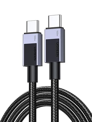 CABLU alimentare si date Ugreen, "L512", Fast Charging Data Cable pt. smartphone, USB Type-C la USB Type-C 100W, 1m, negru "45063" - 6941876240630