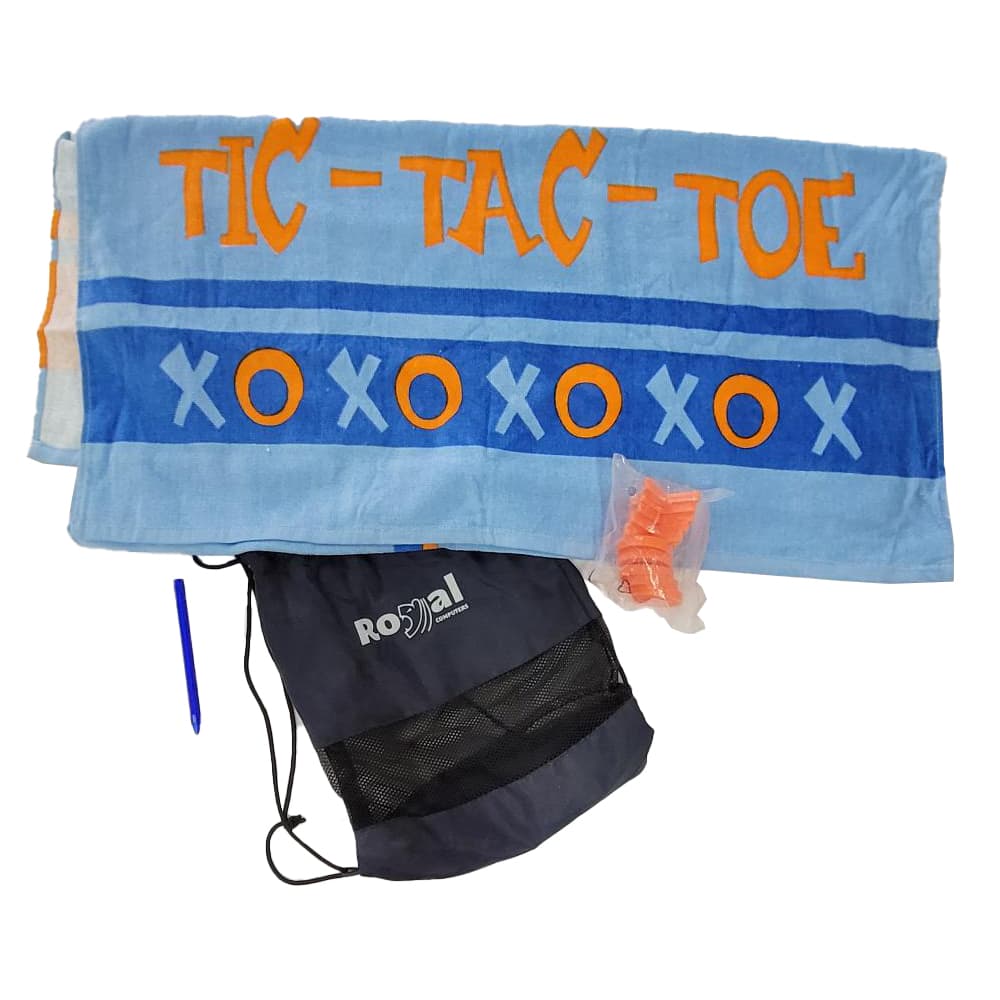 Kit plaja-prosop Tic-tac-toe
