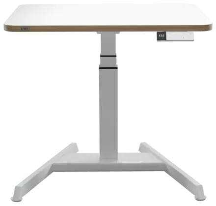 BIROU ERGONOMIC LEITZ, electric, ajustabil pe inaltime, pt. sezut/ in picioare, 4 functii memorie, LCD, USB-C, USB-A, alb, "65340001"