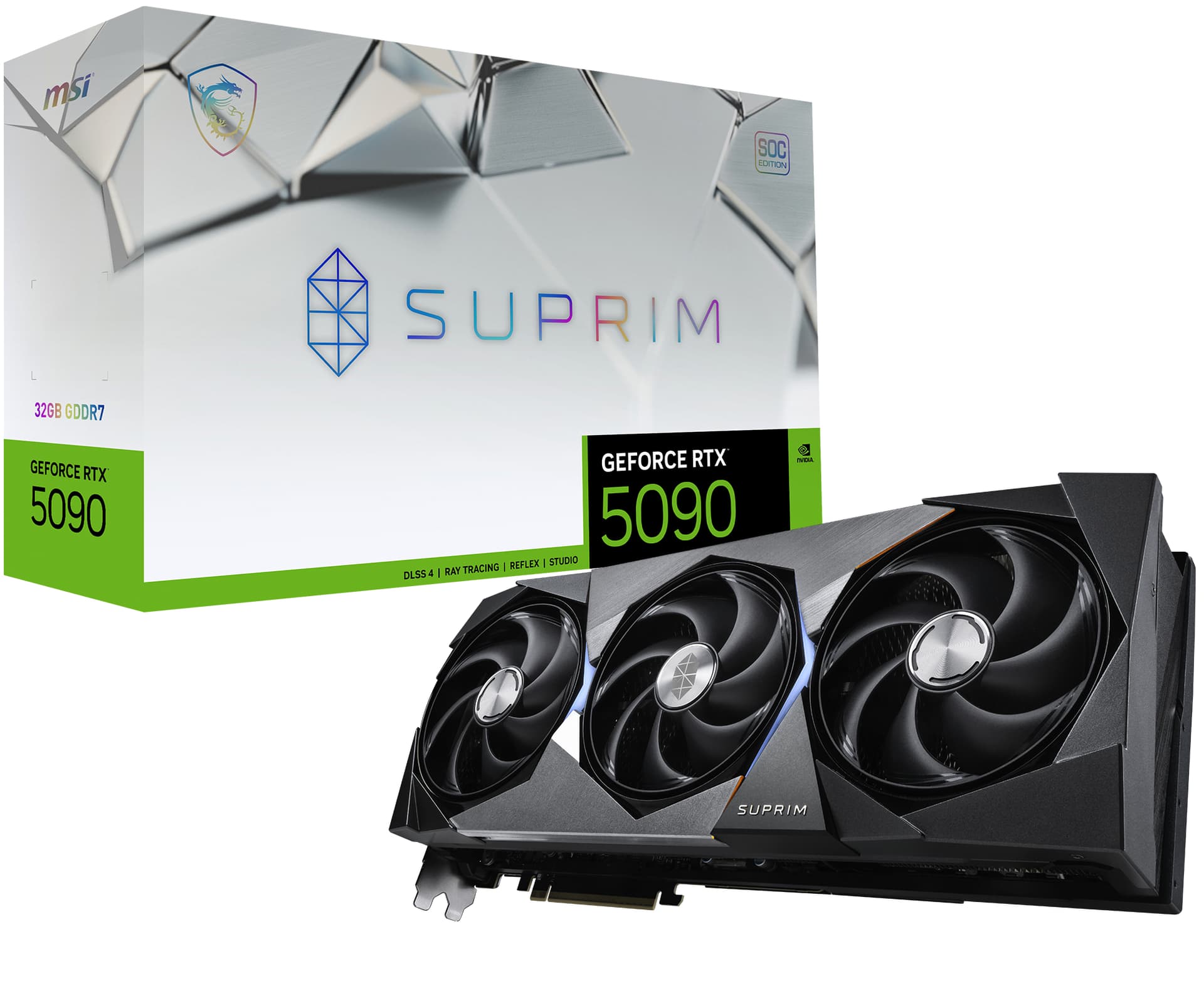 MSI GeForce RTX 5090 32G SUPRIM SOC "GeForce RTX 5090 32G SUPRIM SOC"
