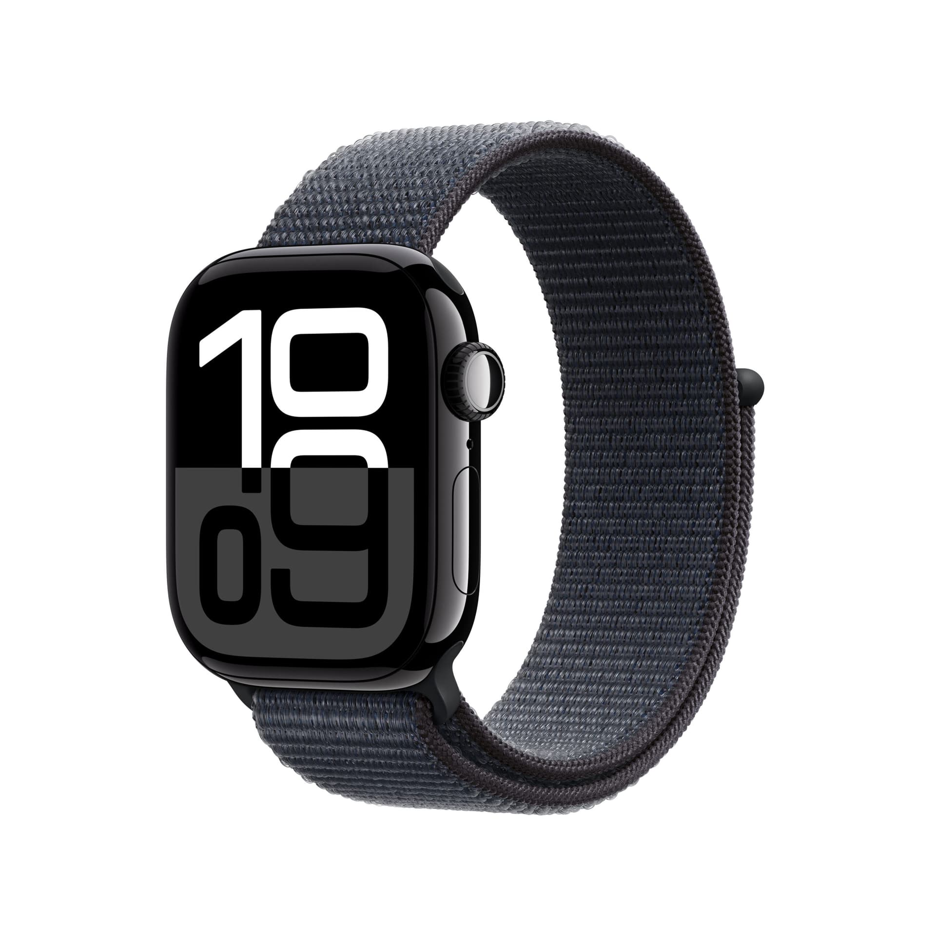 Watch Series 10, 42mm Carcasa Aluminium Jet Black, Ink Sport Loop "MWWG3QC/A"