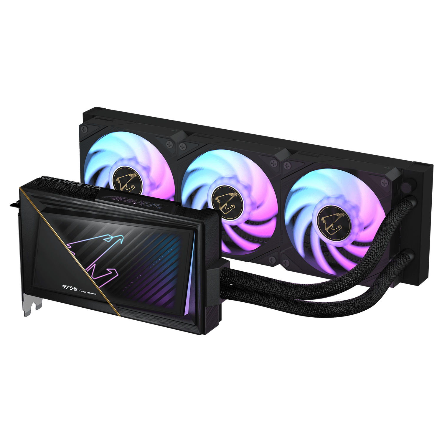 GIGABYTE AORUS GeForce RTX 5080 XTREME WATERFORCE 16G, GDDR7, 256 bit, Negru "N5080AORUSX W-16GD"