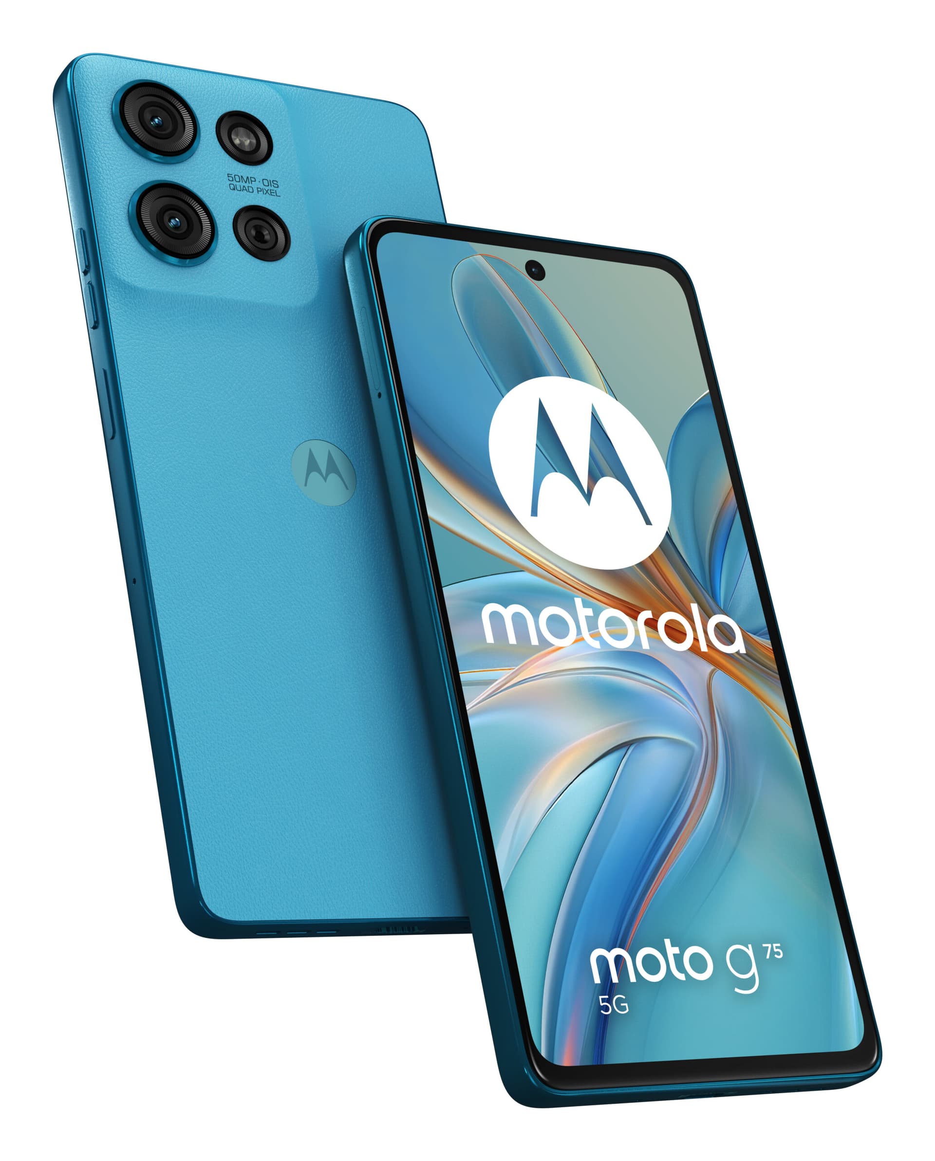 Moto G75, 256GB, 8GB RAM, Dual SIM, 5G, Tri-Camera, Aqua Blue "PB3Y0007PL"