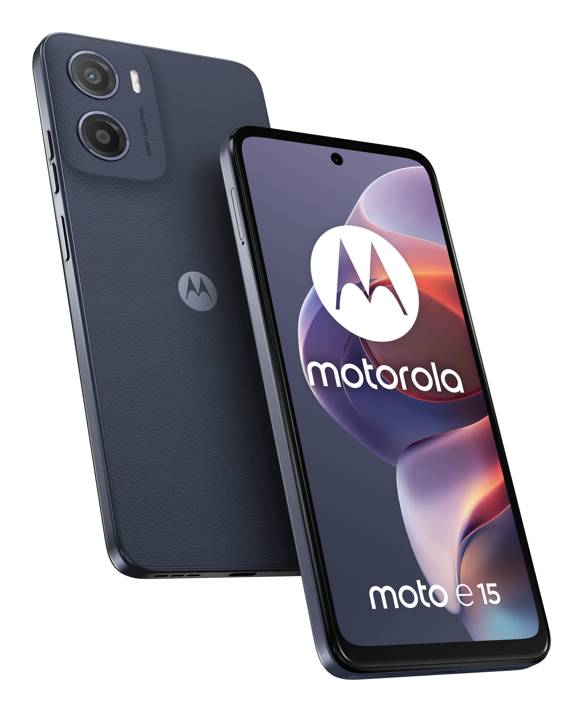 Smartphone Moto e15 64GB 2GB RAM Dual SIM Denim Blue "PB6S0013FR"