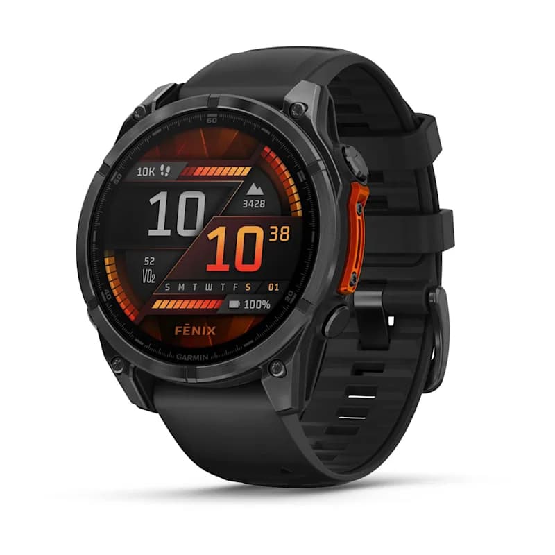 Smartwatch fenix 8 47 mm AMOLED Slate grey with Black silicone band "010-02904-00"