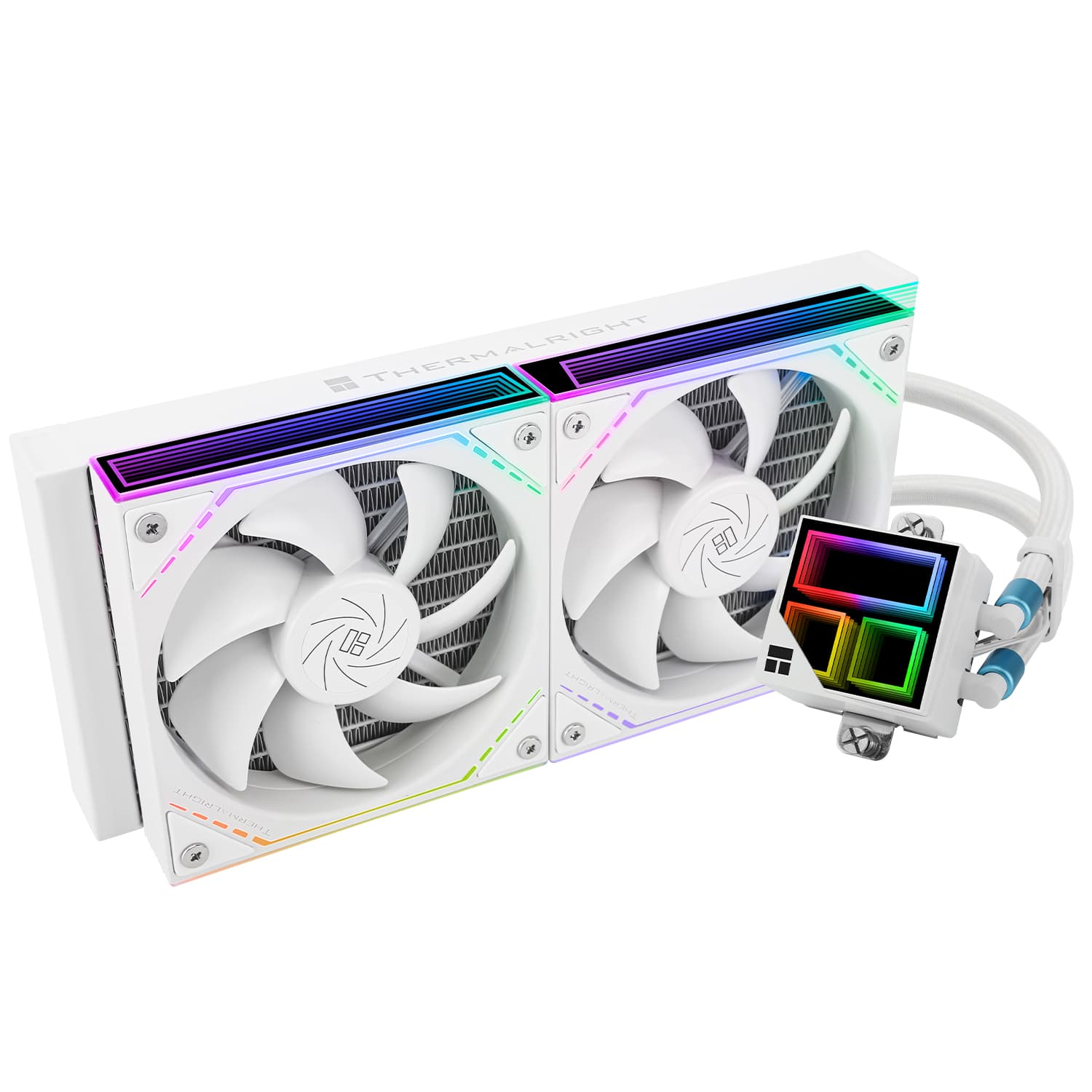 COOLER Thermalright "Frozen Infinity 240", skt. Intel si AMD, racire cu lichid, 2 x 120mm, 2000 RPM, ARGB adresabil, alb "Frozen Infinity 240 White"