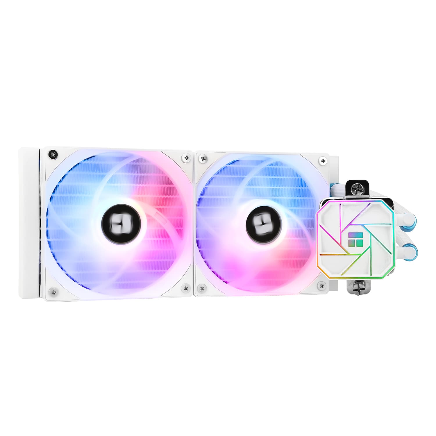 COOLER Thermalright "Aqua Elite 240 White Argb V3", skt. LGA1851, LGA 1700, AM4, AM5, racire cu lichid, 2 x 120mm, 1500 RPM, ARGB adresabil, alb "Aqua Elite 240 White Argb V3"