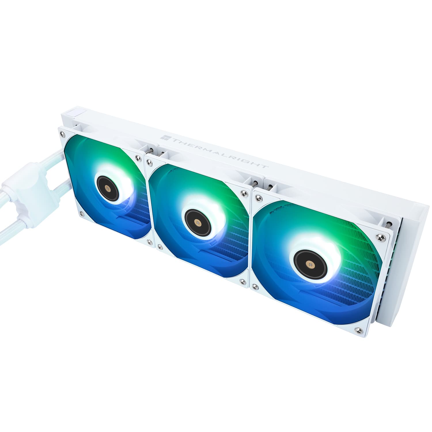 COOLER Thermalright "Frozen Notte 360 Argb V2", skt. Intel si AMD, racire cu lichid, 3 x 120mm, viteza rotatie pompa 5300 RPM, 2000 RPM, ARGB, alb "Frozen Notte 360 White Argb V2"