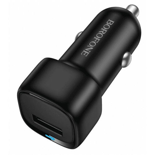 INCARCATOR auto Borofone "BZ34", pt. bricheta auto, 1 x USB max.18W, negru "6941991122255"