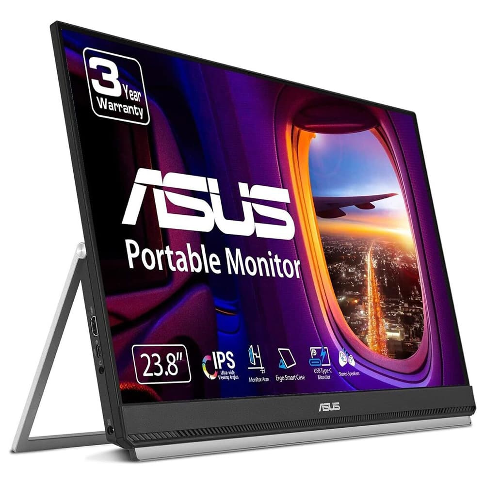 Monitor LED Portabil ZenScreen MB249C, 23.8inch, 1920x1080, 5ms GTG, Black "90LM0865-B01170"