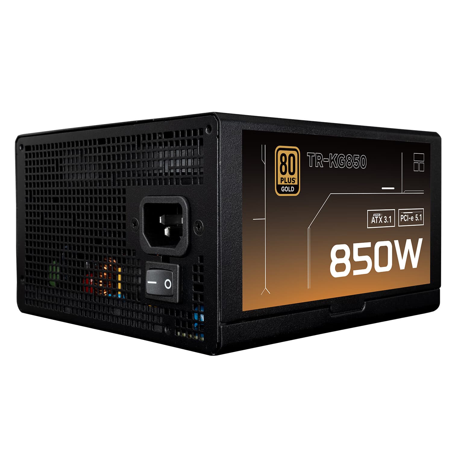 SURSA Thermalright "TR-KG850", 850W, certificare 80 Plus Gold, modular, LLC, DC to DC, fan 120mm, negru, "TR-KG850"