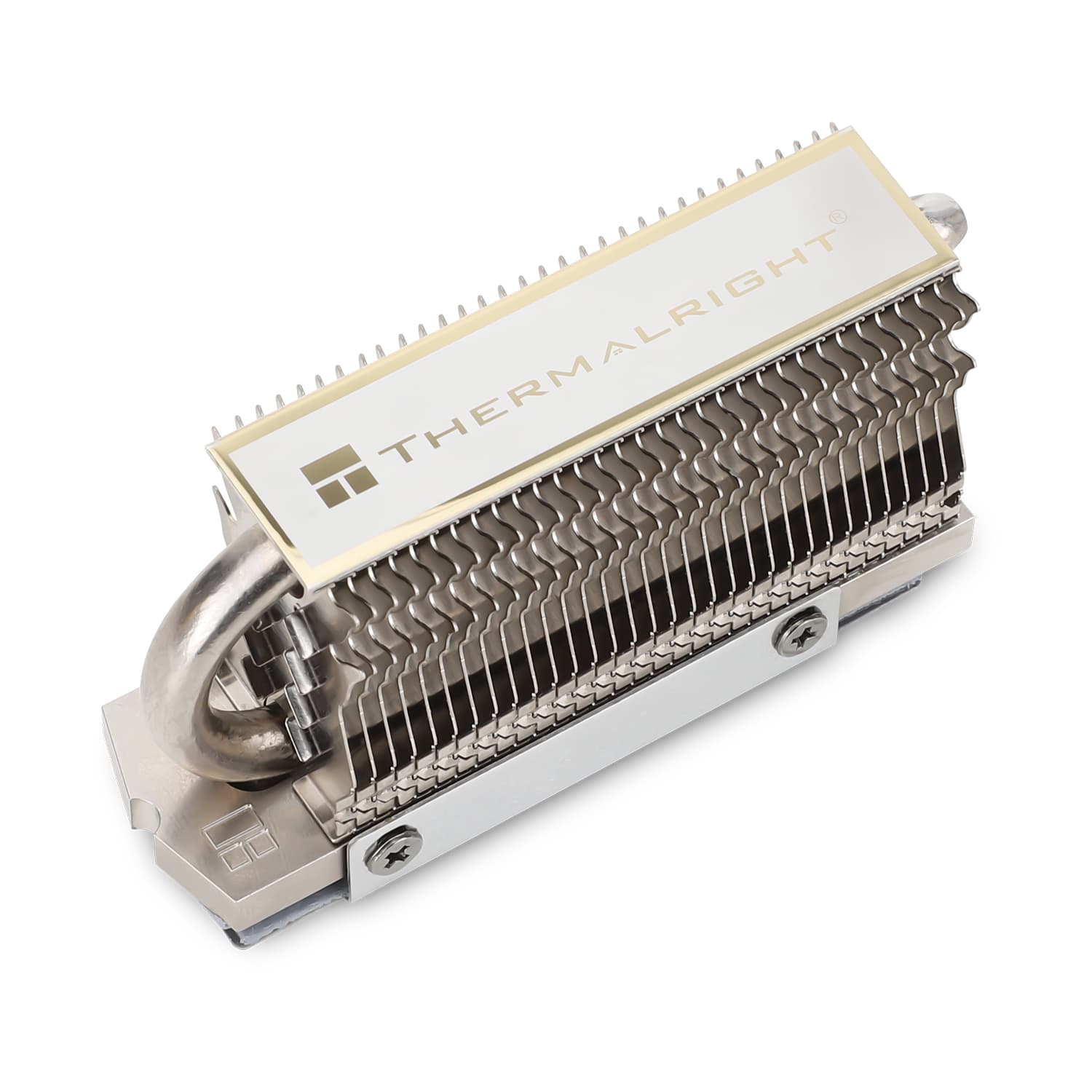 Cooler pasiv SSD Thermalright, compatibil SSD M.2 2280 6 heatpipe, 32 lamele, argintiu, "TR-M.2 HR-09 2280 SSD"