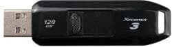 MEMORIE USB 3.2 PATRIOT Xporter 3, 128 GB, protectie slide, negru, "PSF128GX3B3U"