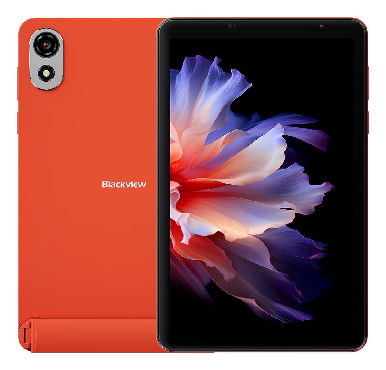 Blackview Zeno 1 LTE 6GB/256GB 8-inch HD IPS 800x1280 90Hz Unisoc T615 Octa-core 1.6GHz 8MP Front/8MP Back Camera Battery 6000mAh No Charger Type-C L1 NetflixHD TUV Android 15 Space Orange "ZENO1_OR256_EU"