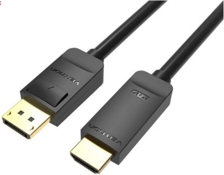 Cablu video Vention 4K DisplayPort to HDMI Cable 2M Black , "HAGBH" - 6922794749221
