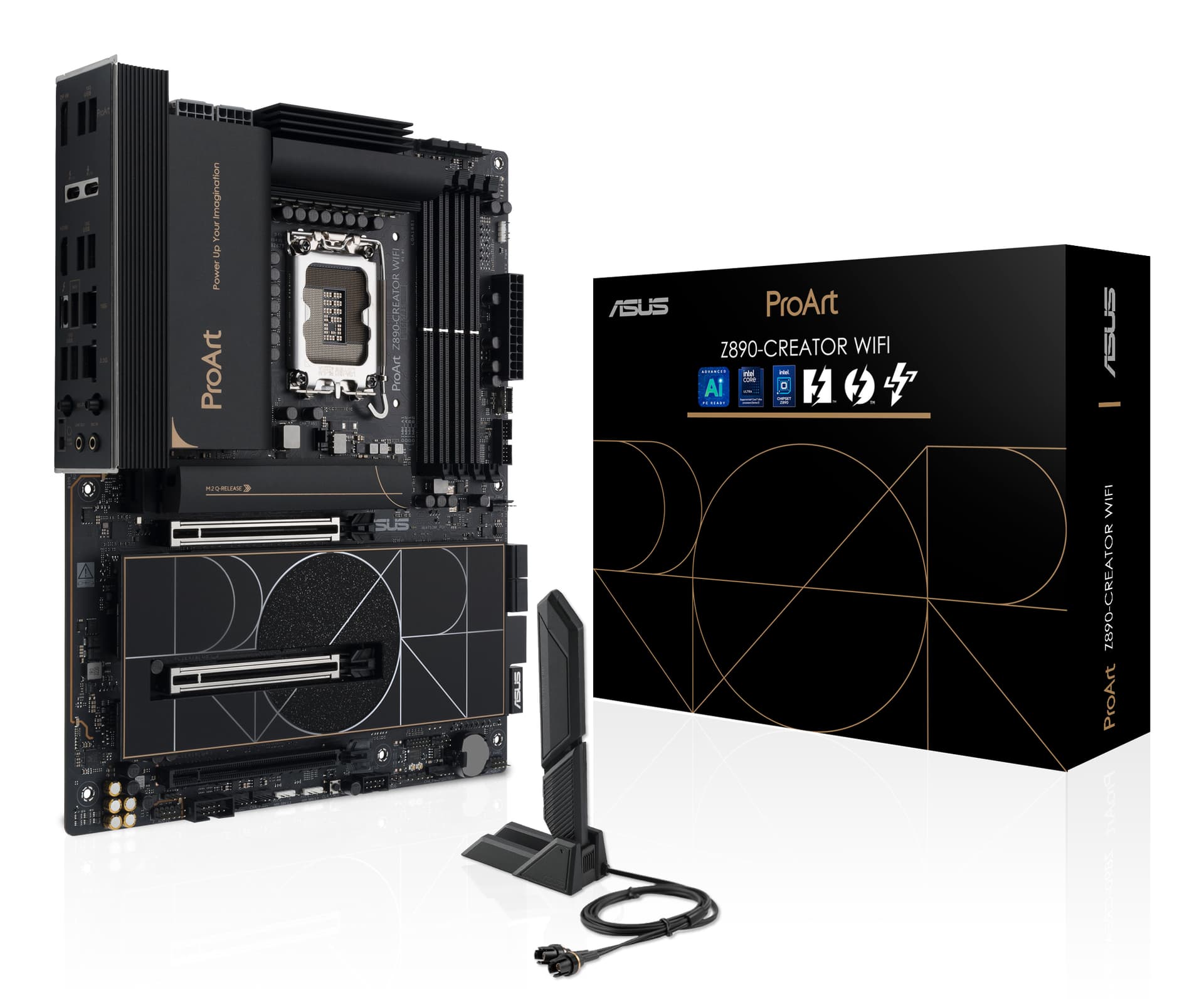 Placa de baza ProArt Z890-Creator WiFi Mainboard Sockel LGA 1851 Intel Z890 ATX DDR5 "90MB1JD0-M0EAY0"