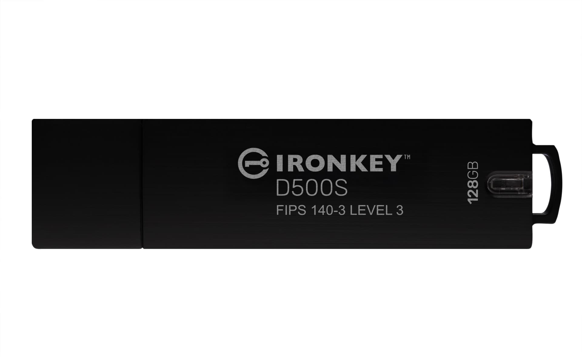 KINGSTON 128GB IronKey D500S FIPS 140-3 Lvl 3 Pending AES-256 "IKD500S/128GB"