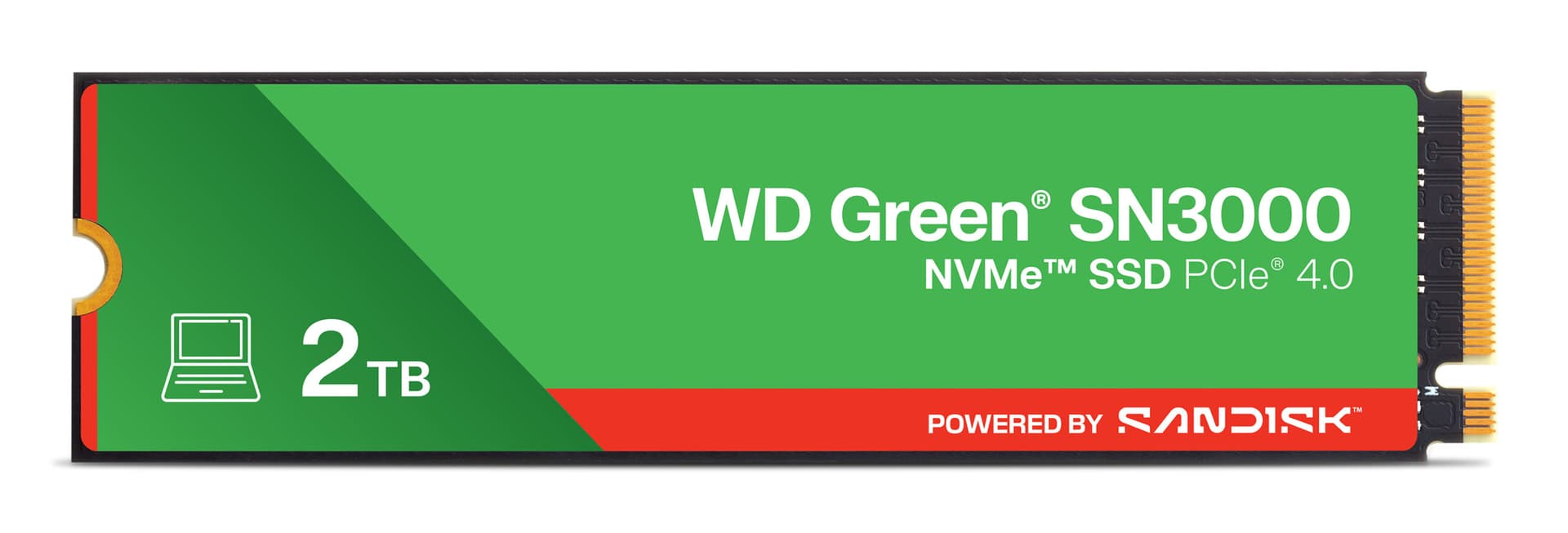 SSD PCIE G4 M.2 NVME 2TB/GREEN SN3000 WDS200T4G0E WDC "WDS200T4G0E"