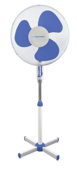 Ventilator cu picior Esperanza Hurricane EHF001WB diametru 40cm 50W Alb/Albastru "EHF001WB"