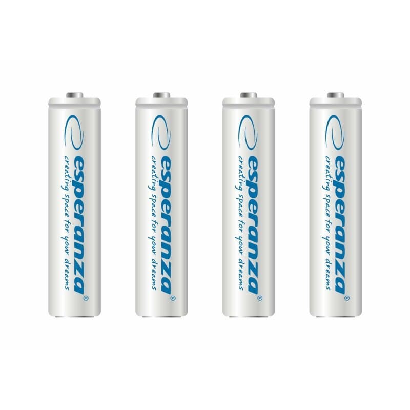Baterii reincarcabile Esperanza EZA102W AAA 4buc Blister Alb "EZA102W"
