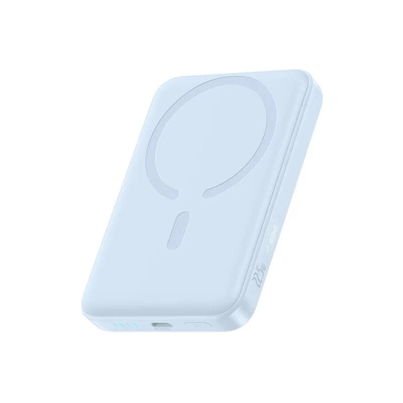 POWER BANK Baseus EnerFill FM11, 10000mAh, 22.5W, prindere magnetica incarcare wireless 15W, 1 x USB Type-C, cablu inclus USB Type-C la USB Type-C 30cm, albastru, "P1008210E313-00" - 6932172690441