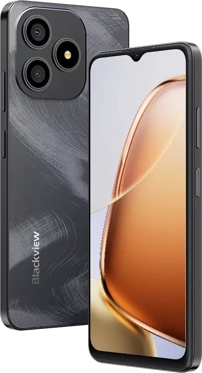 Blackview WAVE 9C 6.56" HD IPS 720x1612 60Hz 4+64GB SC9863A (T603) Octa Core 1.6GHz CAM 8MP/13MP Face recognition 5000mAh No Charger Android 15 Shadow Black "BV_WAVE 9C-B_EU"