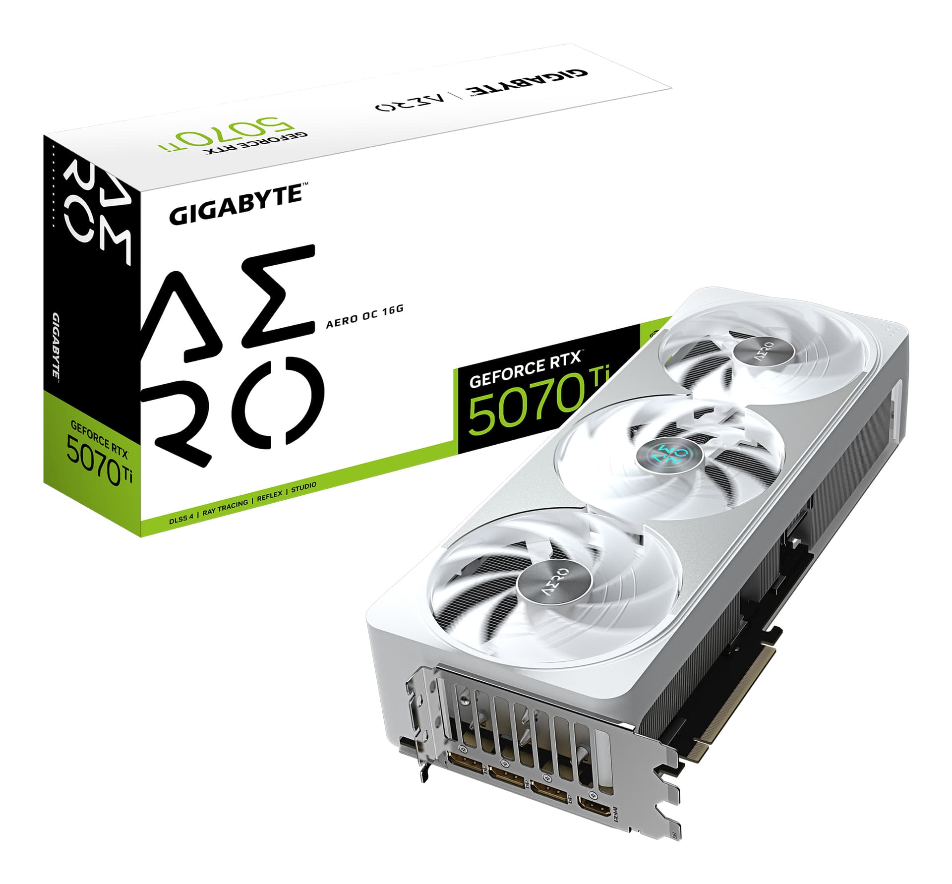 VGA PCIE16 RTX5070TI 16GB/GV-N507TAERO OC-16GD GIGABYTE "GV-N507TAERO OC-16GD 1.0"