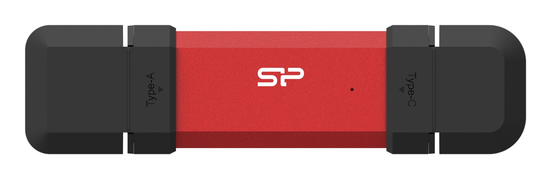 SSD Extern Silicon Power DS72, 250GB, USB-A / Type-C 3.2 (Negru/Rosu) "SP250GBUC3S72VPR"