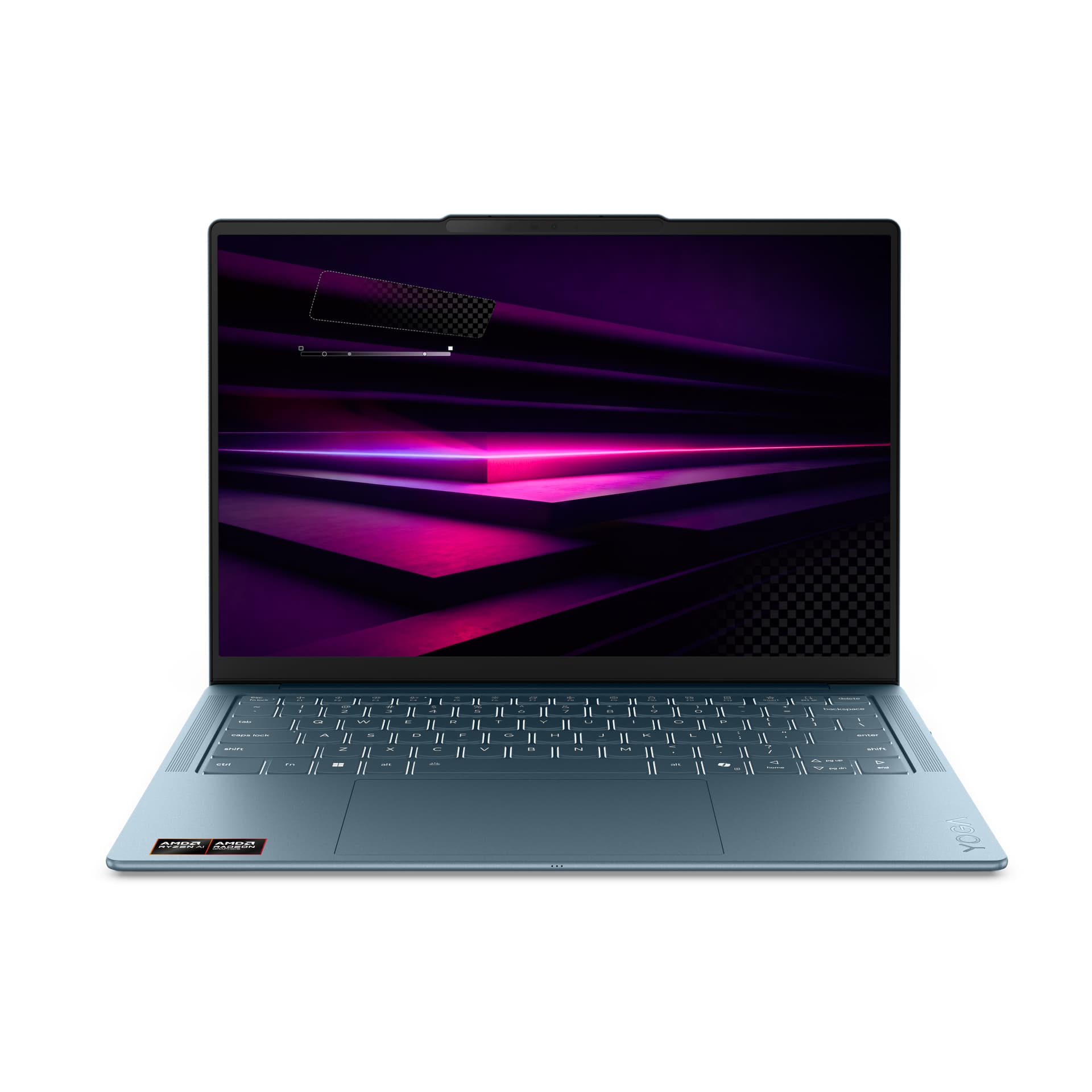 14 Yoga Slim 7 14AGP11, 2.8K OLED 120Hz, Procesor AMD RyzenTM AI 7 445, 32GB LPDDR5X, 1TB SSD, AMD Radeon 840M, Win 11 Home, Tidal Teal, 3Yr Onsite Premium Care "83QS002PRM"