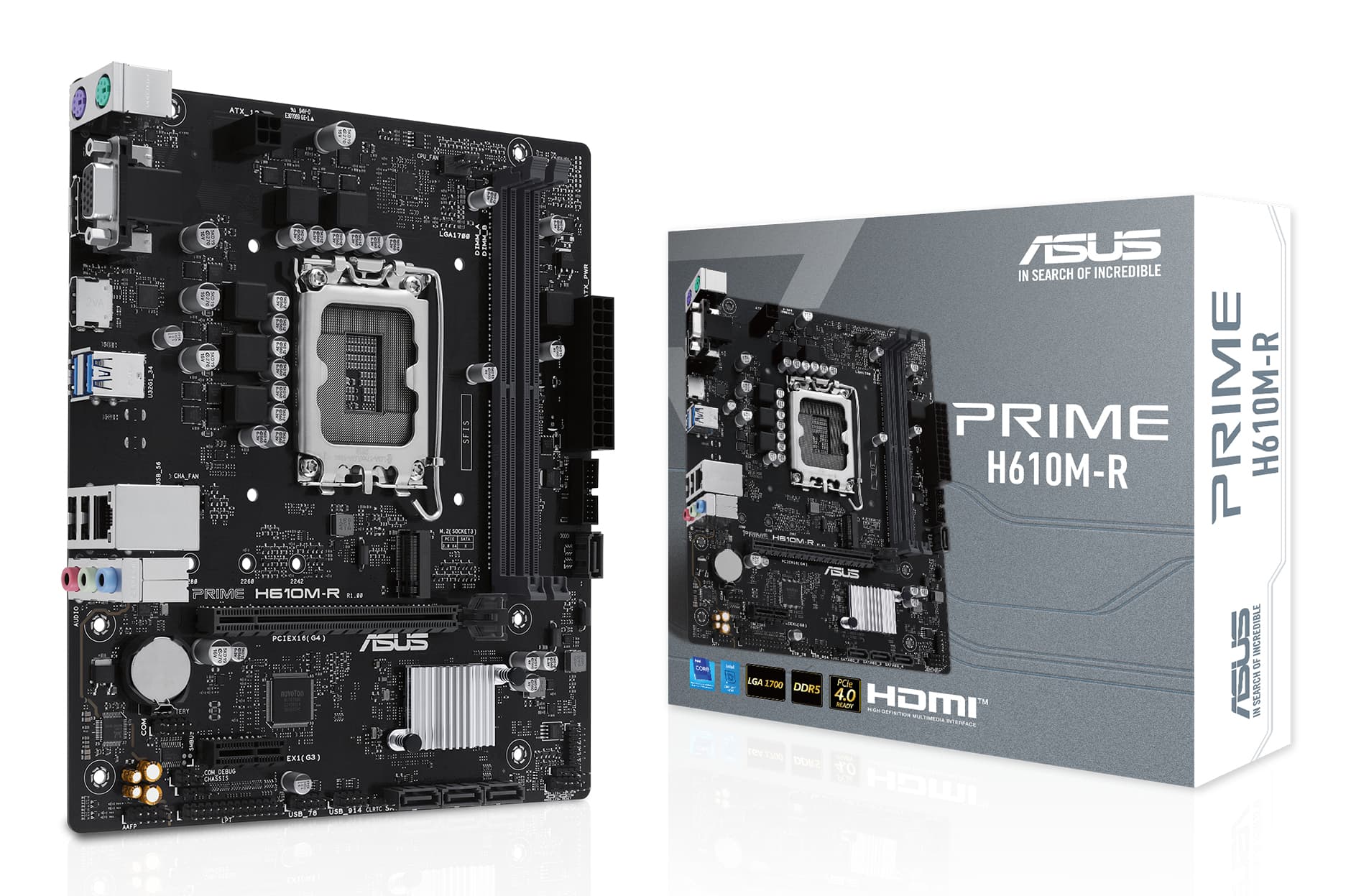 Placa de baza ASUS PRIME H610M-R-SI "90MB1GL0-M0ECY0"
