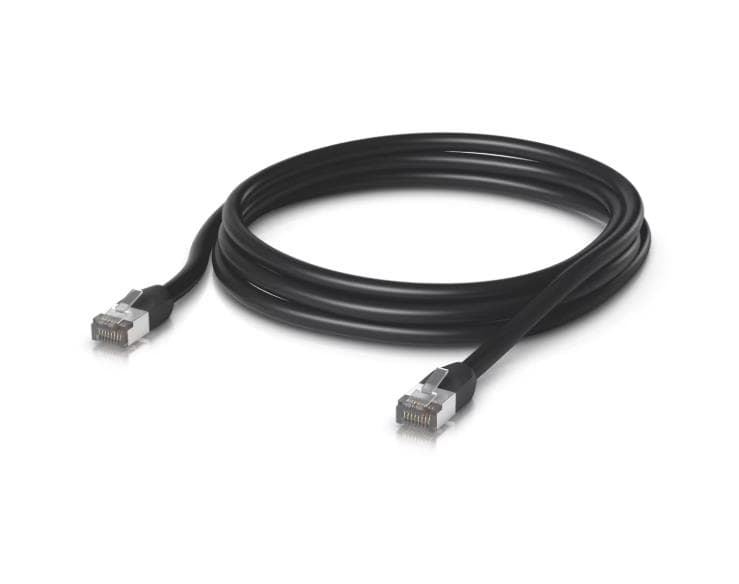 PATCH CABLE RJ45 3M/UACCCABLEPATCHOUTD3MB UBIQUITI "UACCCABLEPATCH-OUTD-3M-BK"