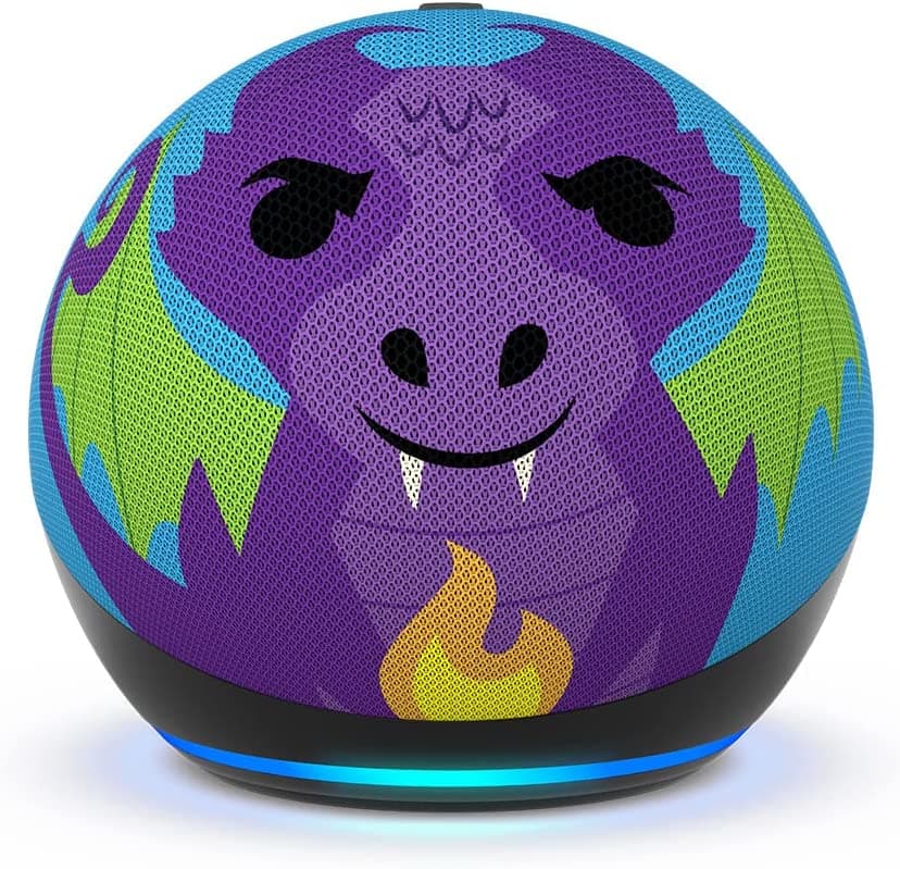 Boxa portabila Echo Dot 5 Generation Kids Dragon Design "B09L58QFKY"