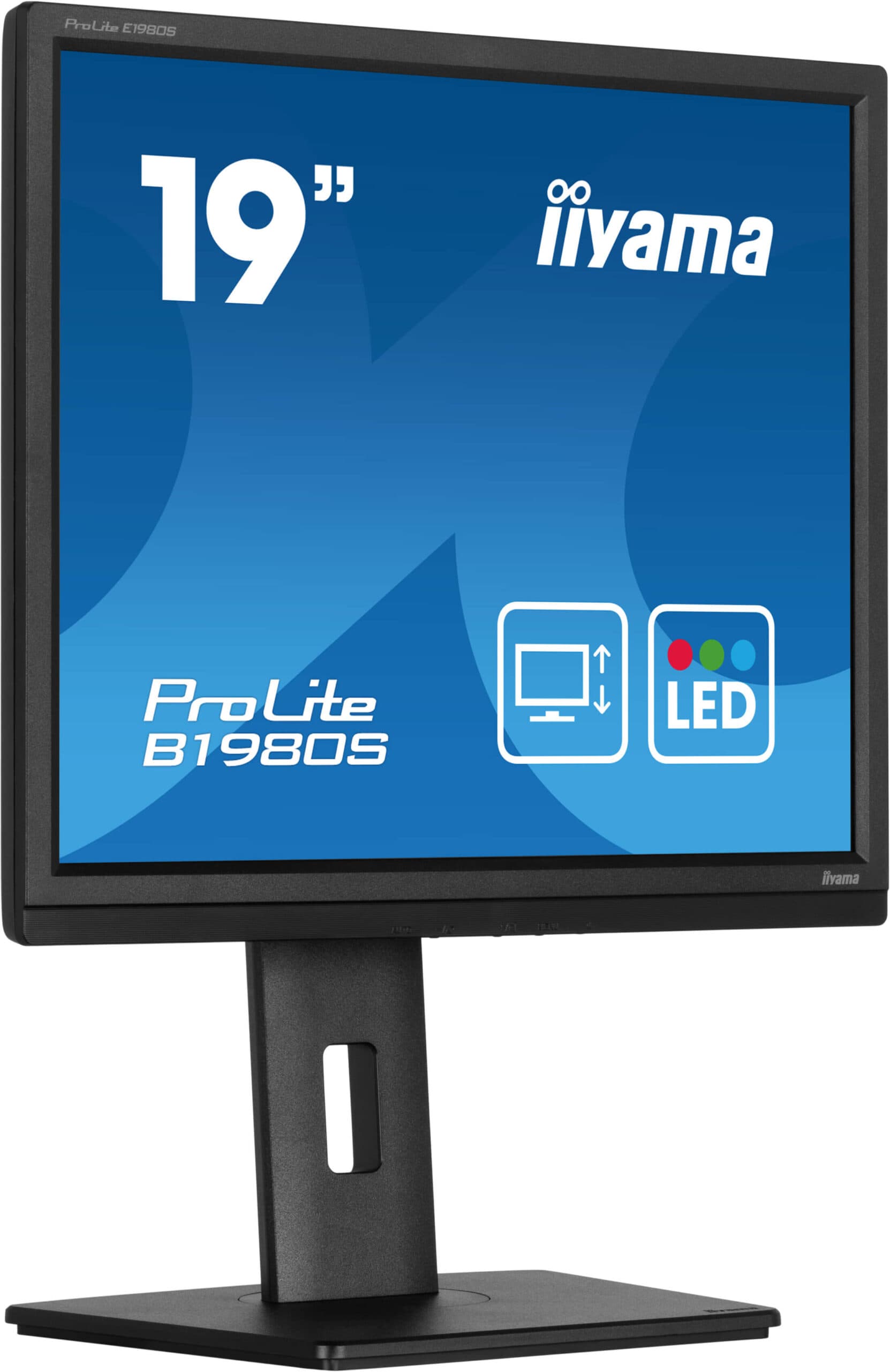 Iiyama PROLITE B1980S-B1 LED monitor 19 inch 1280 x 1024 75 Hz TN 250 cd 1000:1 3ms HDMI DP, SPEAKER B1980S-B1