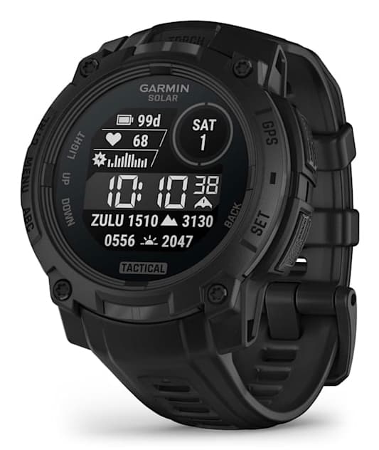 Smartwatch Instinct 3 45 mm, Solar, Tactical Edition, Black with Black Band"010-02934-50"
