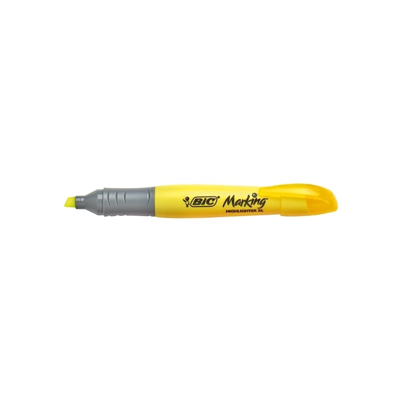 Text marker Brite Liner XL galben 10/cutie - BIC