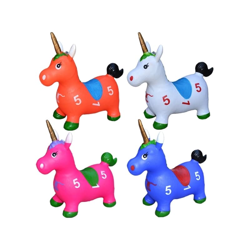 Unicorn din cauciuc, gonflabil, lumina si muzica