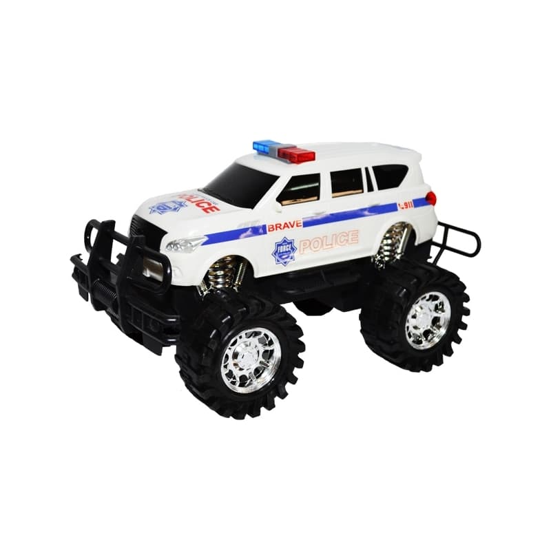 Jeep frictiune politie