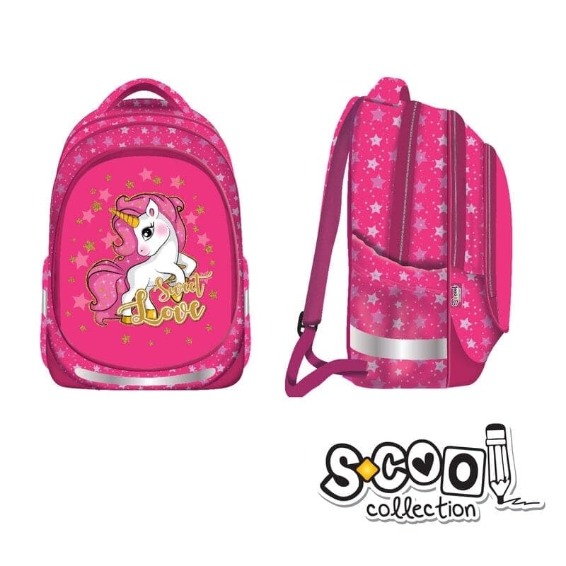 Ghiozdan anatomic light UNICORN, 41x28x21cm - S-COOL
