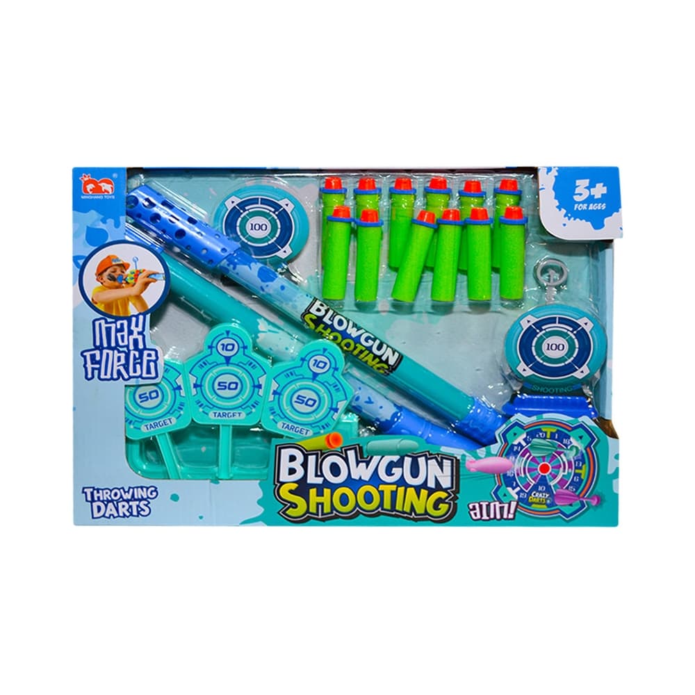 Suflatori cu ventuze si tinta, 1 set/cutie