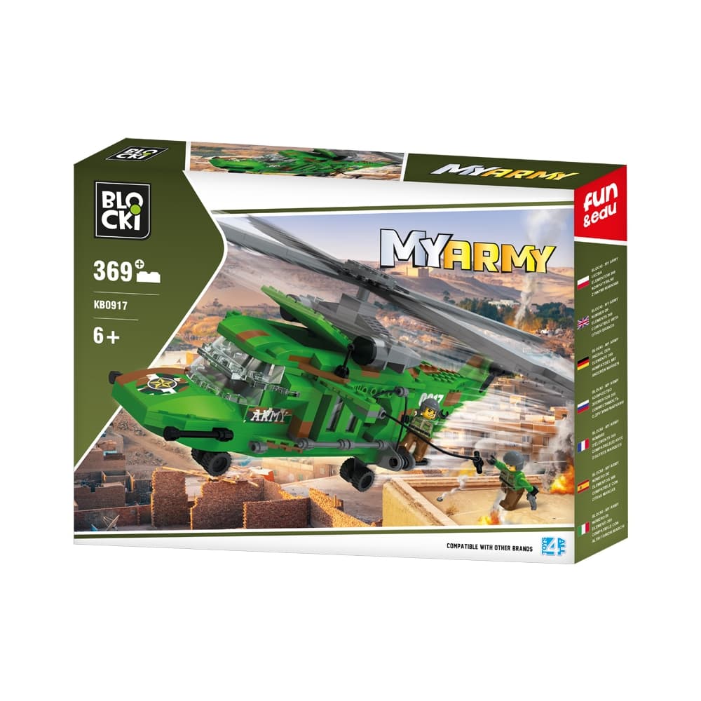 Blocki My Army, Elicopter armata, 369 piese