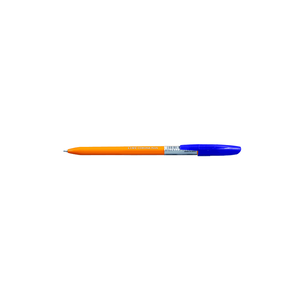 Pix Corona Plus, corp galben, mina albastra, 0.7 mm - LINC