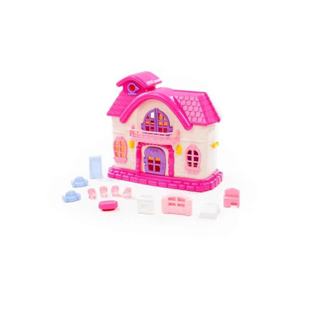 Casuta papusi - Fairy Tale + mobilier, 12 piese, Polesie