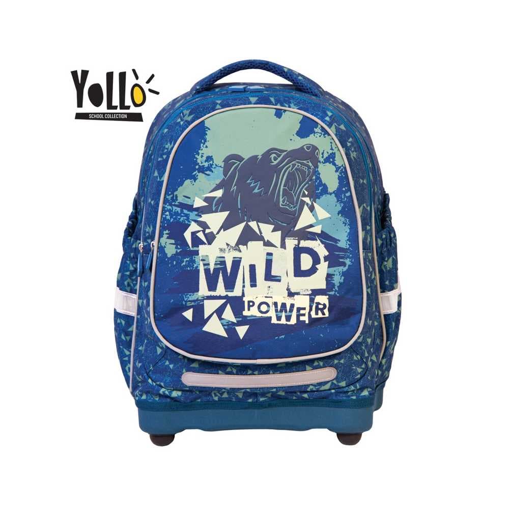 Ghiozdan anatomic, 38 cm, WILD POWER - YOLLO