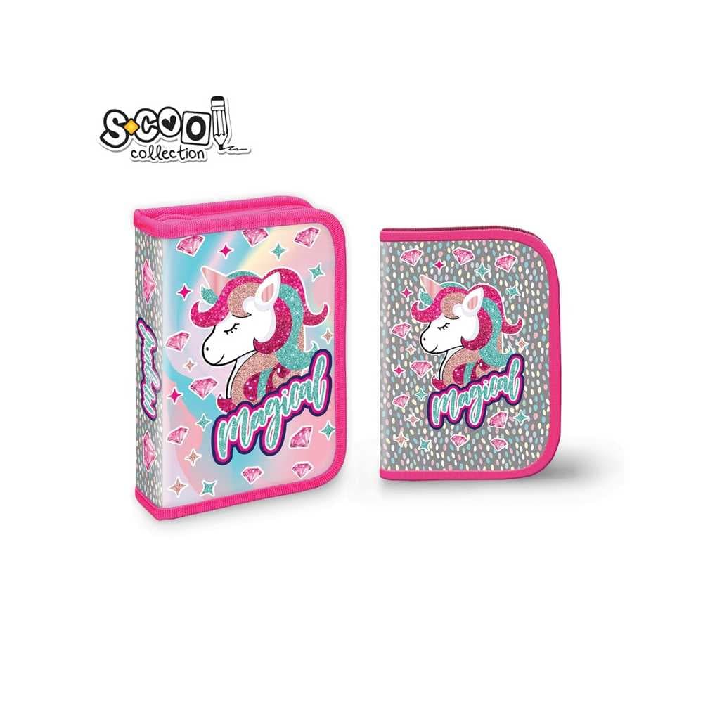 Penar echipat, 1 fermoar, 2 extensii, 32 piese, UNICORN - S-COOL