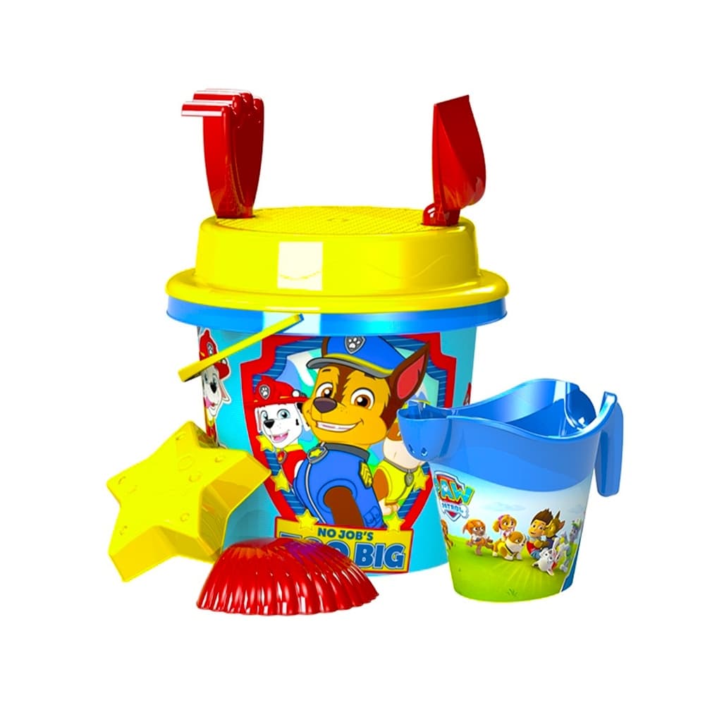 Galetusa nisip + accesorii, Paw Patrol baieti, 20 cm