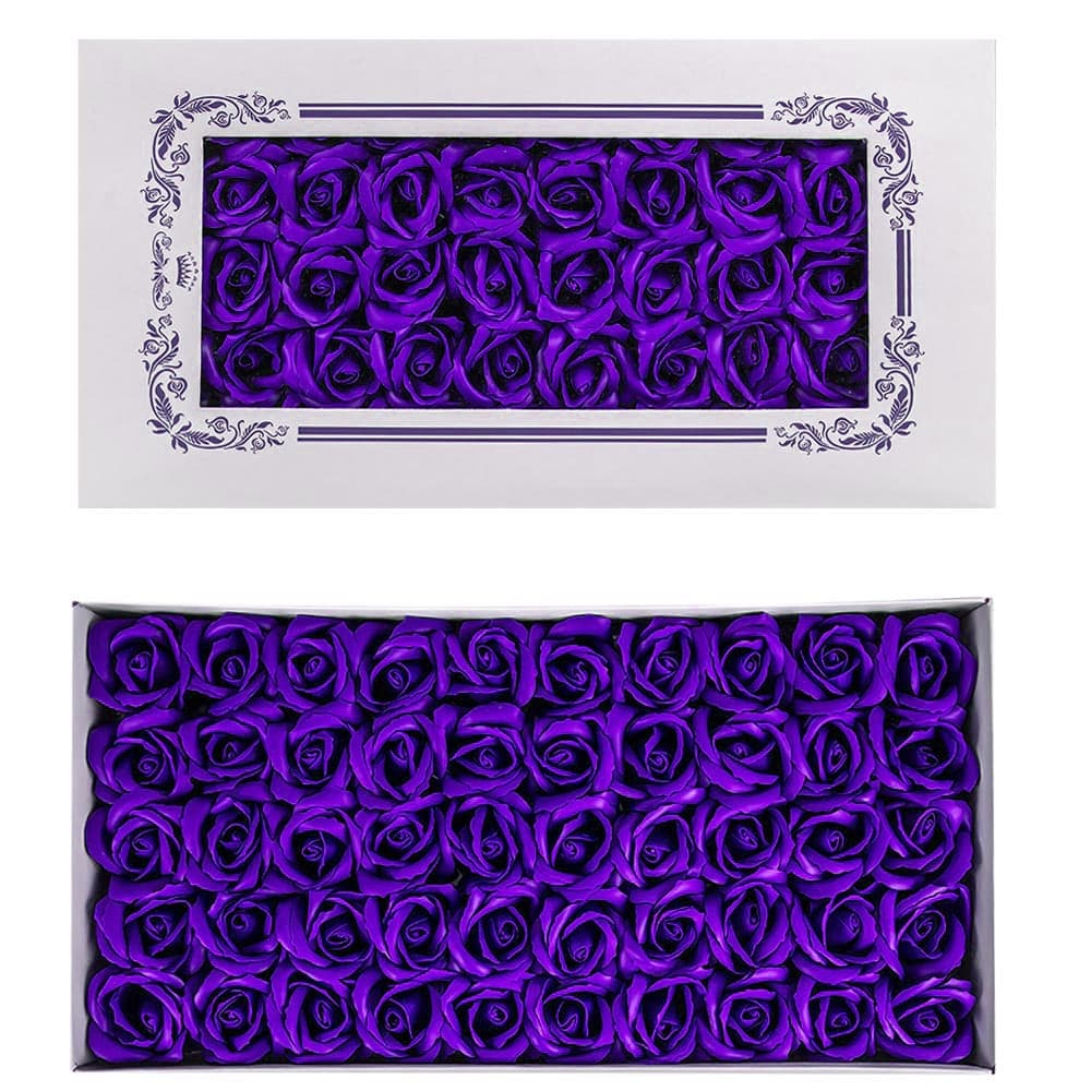 Trandafiri decorativi, din sapun, 50 buc/set - INDIGO
